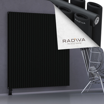 Tano Aluminium Radiator 1800x1848 Black Bottom Left 50mm