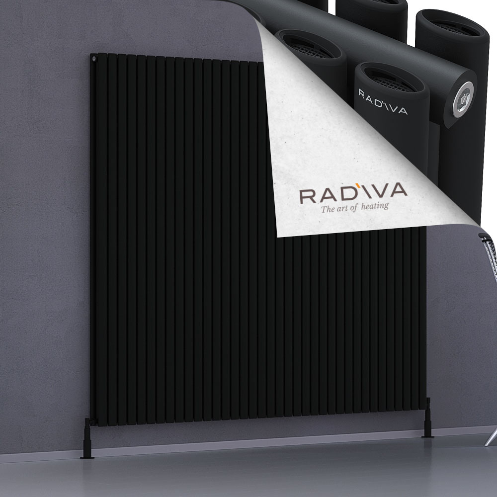 Tano Aluminium Radiator 1800x2138 Black - 1