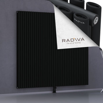 Tano Aluminium Radiator 1800x2196 Black Bottom Middle 50mm