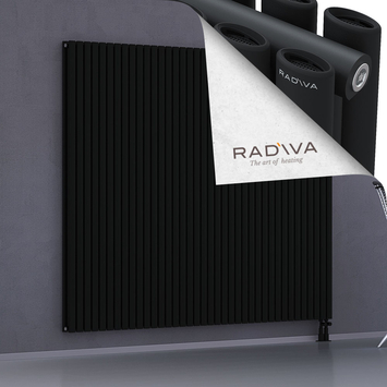 Tano Aluminium Radiator 1800x2196 Black Bottom Right 50mm