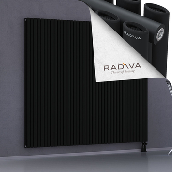 Tano Aluminium Radiator 1800x2254 Black Bottom Right 50mm