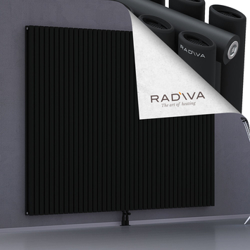 Tano Aluminium Radiator 1800x2370 Black Bottom Middle 50mm