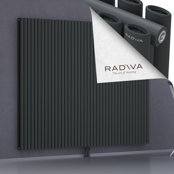 Tano Aluminium Radiator 1800x2370 Dark Anthracite Bottom Middle 50mm
