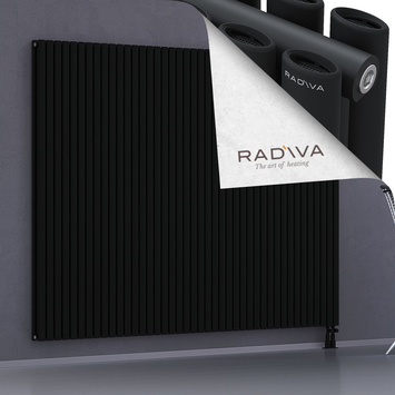 Tano Aluminium Radiator 1800x2428 Black Bottom Right 50mm