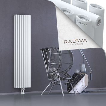 Tano Aluminium Radiator 1800x456 White Bottom Middle 50mm