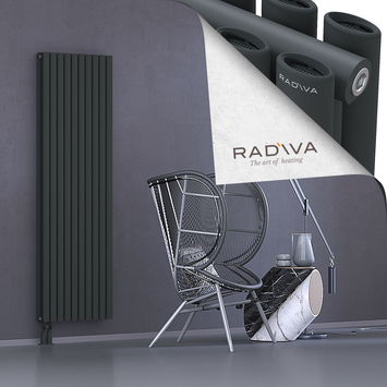 Tano Aluminium Radiator 1800x572 Dark Anthracite Bottom Left 50mm