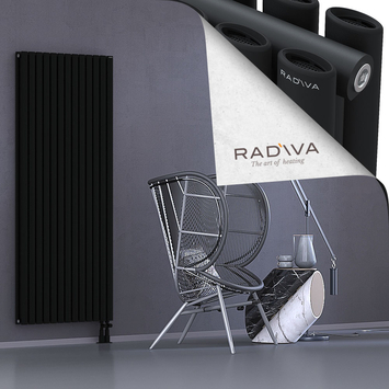 Tano Aluminium Radiator 1800x746 Black Bottom Right 50mm