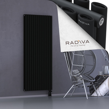 Tano Aluminium Radiator 1800x804 Black Bottom Right 50mm