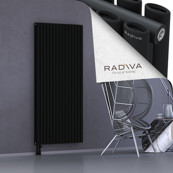 Tano Aluminium Radiator 1800x862 Black Bottom Left 50mm