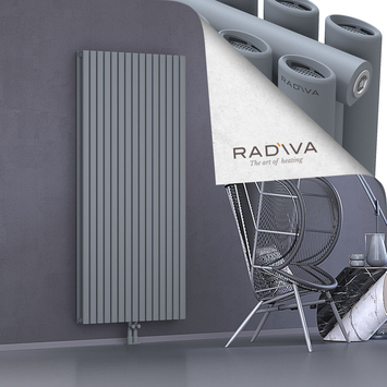 Tano Aluminium Radiator 1800x862 Grey Bottom Middle 50mm