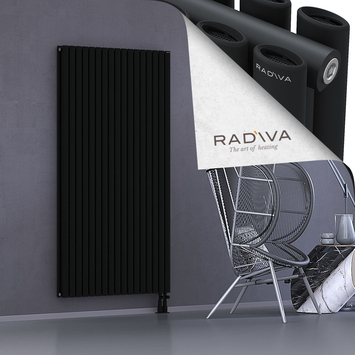 Tano Aluminium Radiator 1800x978 Black Bottom Right 50mm