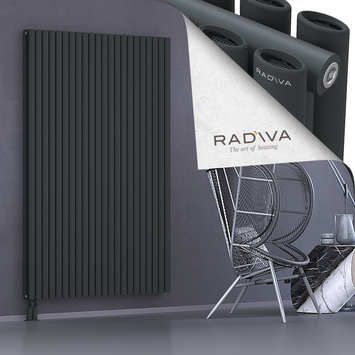 Tano Aluminium Radiator 1900x1268 Dark Anthracite Bottom Left 50mm