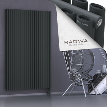 Tano Aluminium Radiator 1900x1326 Dark Anthracite Bottom Right 50mm