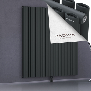 Tano Aluminium Radiator 1900x1964 Dark Anthracite Bottom Middle 50mm