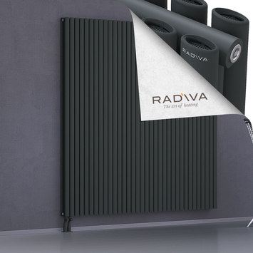 Tano Aluminium Radiator 1900x1964 Dark Anthracite Bottom Left 50mm
