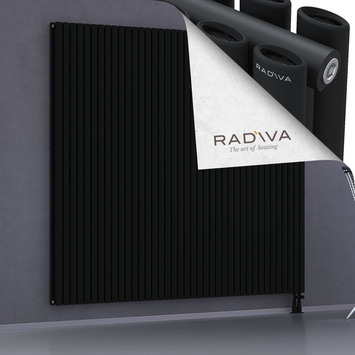 Tano Aluminium Radiator 1900x2254 Black Bottom Right 50mm