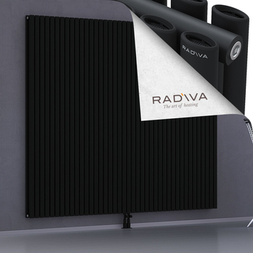 Tano Aluminium Radiator 1900x2370 Black Bottom Middle 50mm