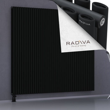 Tano Aluminium Radiator 1900x2370 Black Bottom Left 50mm