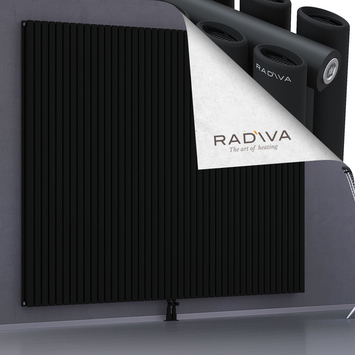Tano Aluminium Radiator 1900x2486 Black Bottom Middle 50mm