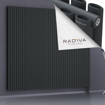 Tano Aluminium Radiator 1900x2486 Dark Anthracite Bottom Right 50mm