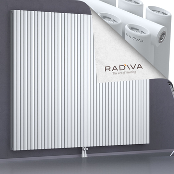 Tano Aluminium Radiator 1900x2486 White Bottom Middle 50mm