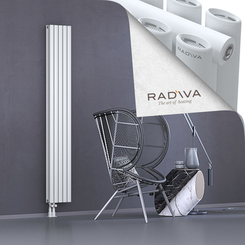 Tano Aluminium Radiator 1900x282 White Bottom Left 50mm