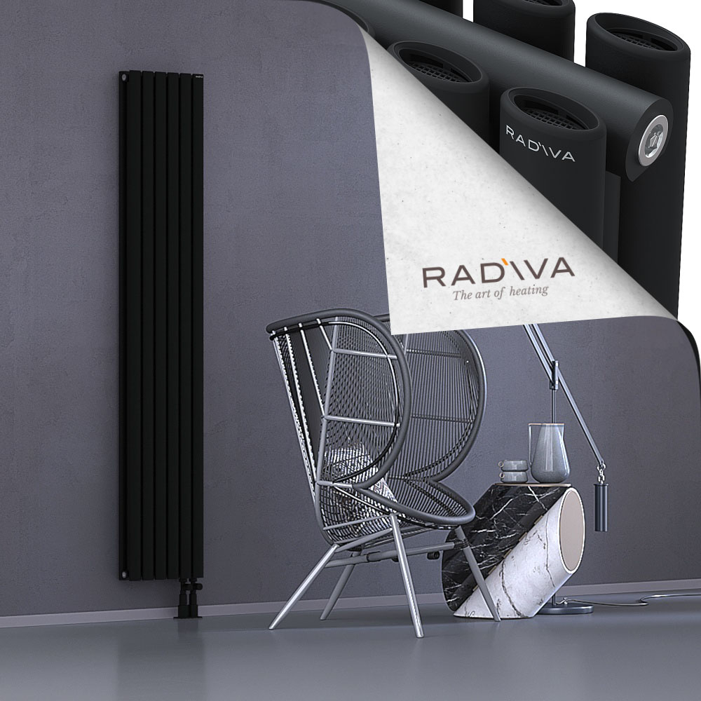 Tano Aluminium Radiator 1900x340 Black - 3