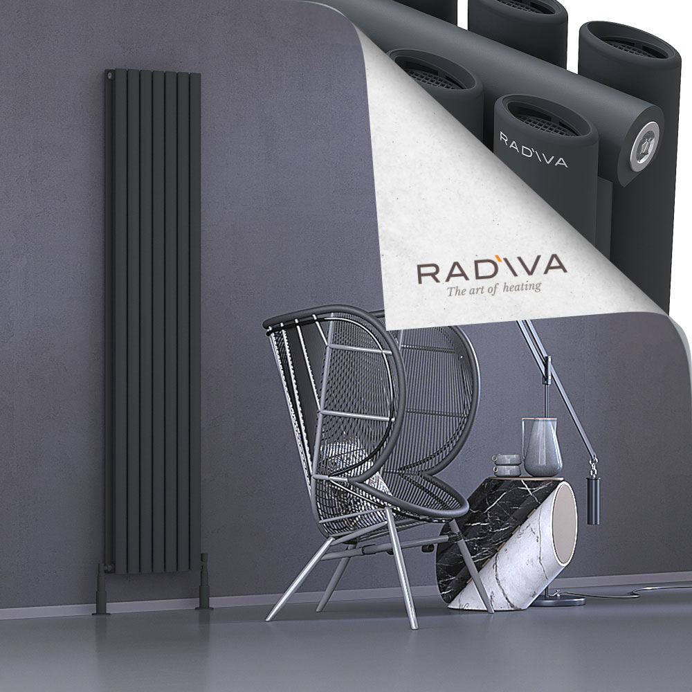 Tano Aluminium Radiator 1900x398 Dark Anthracite - 1