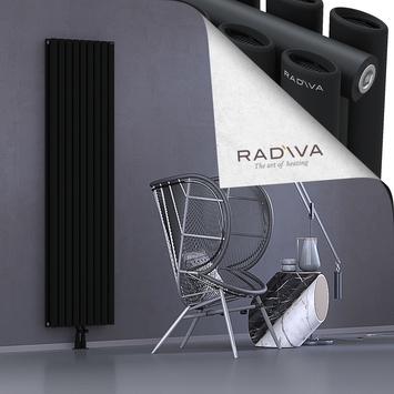 Tano Aluminium Radiator 1900x514 Black Bottom Middle 50mm