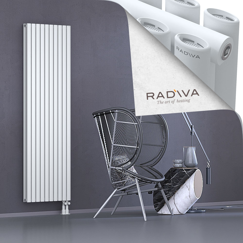 Tano Aluminium Radiator 1900x572 White - 3