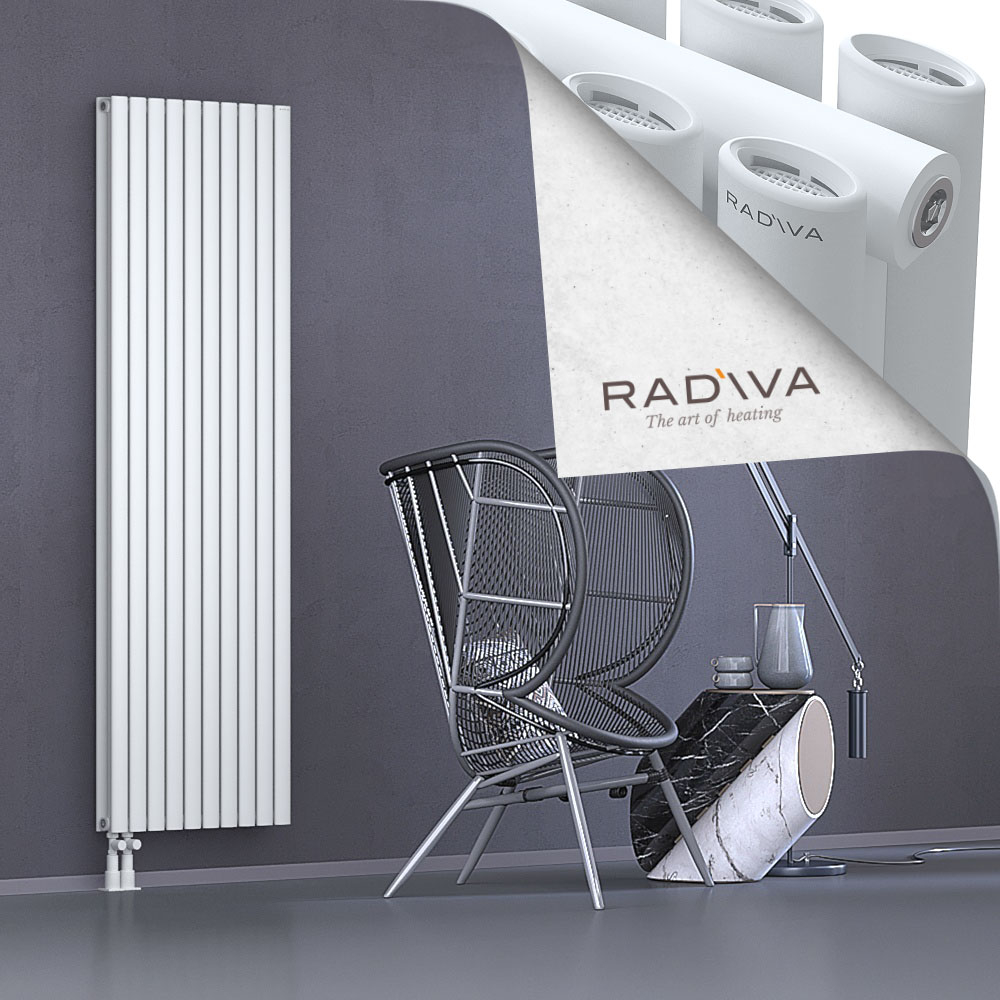 Tano Aluminium Radiator 1900x572 White - 4
