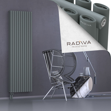 Tano Aluminium Radiator 1900x630 Anthracite Bottom Left 50mm