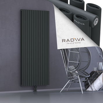 Tano Aluminium Radiator 1900x862 Dark Anthracite Bottom Middle 50mm