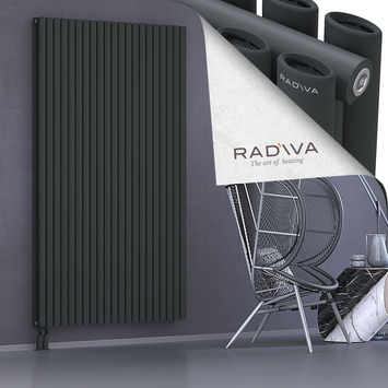 Tano Aluminium Radiator 2000x1210 Dark Anthracite Bottom Left 50mm