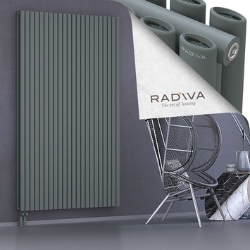 Tano Aluminium Radiator 2000x1268 Anthracite Bottom Left 50mm