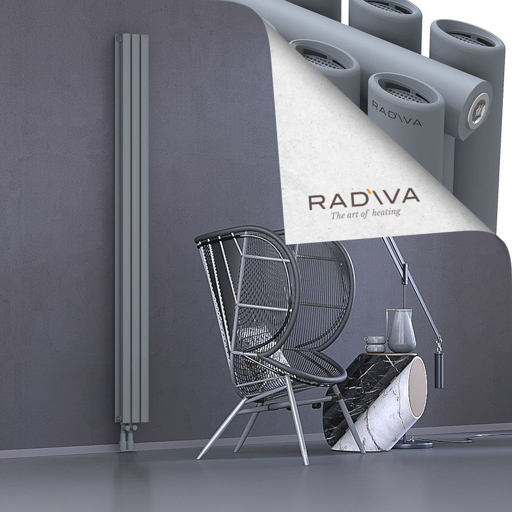Tano Aluminium Radiator 2000x166 Grey - 4