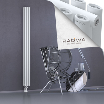 Tano Aluminium Radiator 2000x166 White Bottom Left 50mm