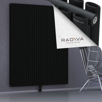 Tano Aluminium Radiator 2000x1790 Black Bottom Middle 50mm