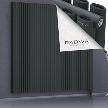 Tano Aluminium Radiator 2000x2370 Dark Anthracite Bottom Right 50mm