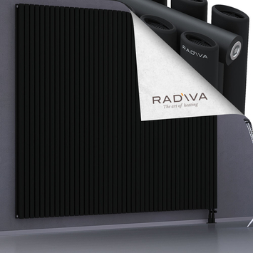 Tano Aluminium Radiator 2000x2486 Black Bottom Right 50mm