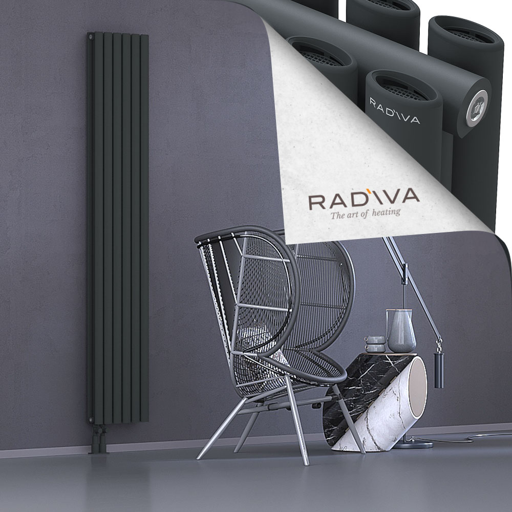 Tano Aluminium Radiator 2000x340 Dark Anthracite - 4