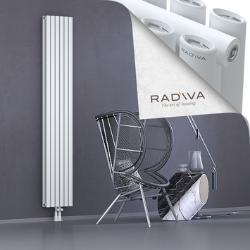 Tano Aluminium Radiator 2000x340 White Bottom Middle 50mm