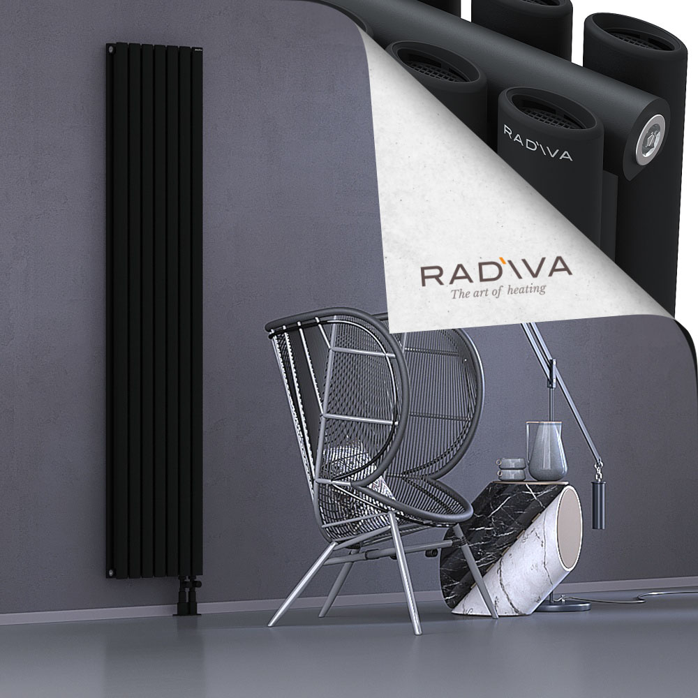 Tano Aluminium Radiator 2000x398 Black - 3