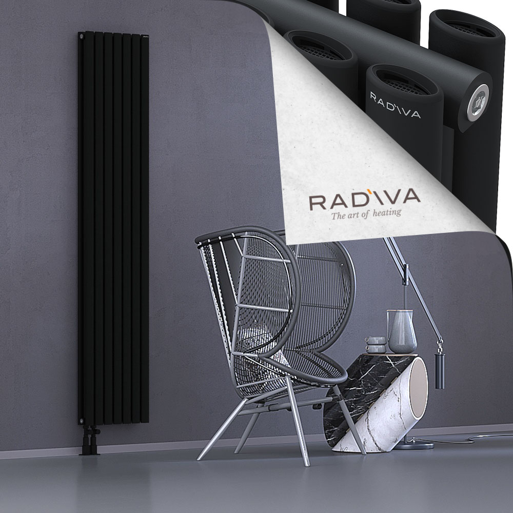 Tano Aluminium Radiator 2000x398 Black - 4