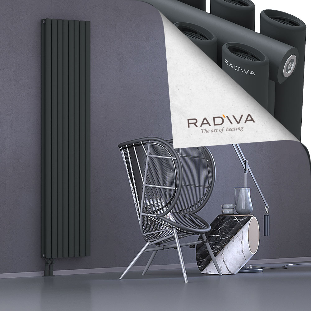 Tano Aluminium Radiator 2000x456 Dark Anthracite - 4