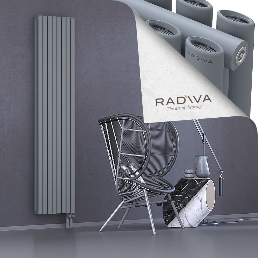 Tano Aluminium Radiator 2000x456 Grey - 3