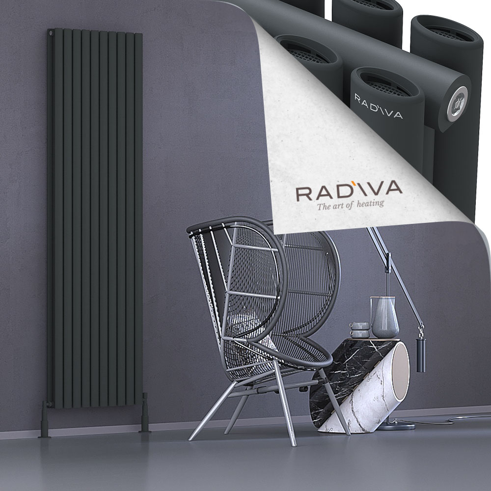 Tano Aluminium Radiator 2000x572 Dark Anthracite - 1