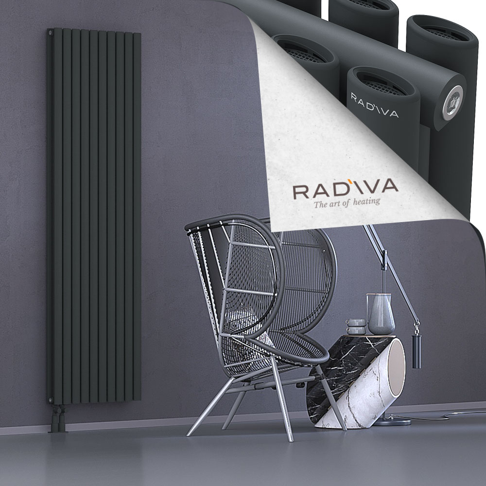 Tano Aluminium Radiator 2000x572 Dark Anthracite - 4