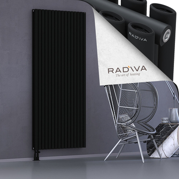 Tano Aluminium Radiator 2000x920 Black Bottom Left 50mm