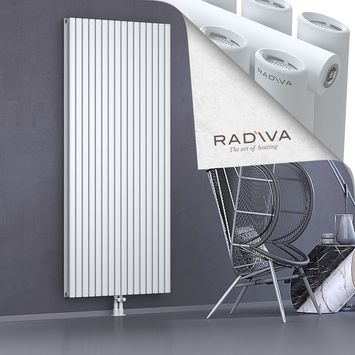 Tano Aluminium Radiator 2000x920 White Bottom Middle 50mm